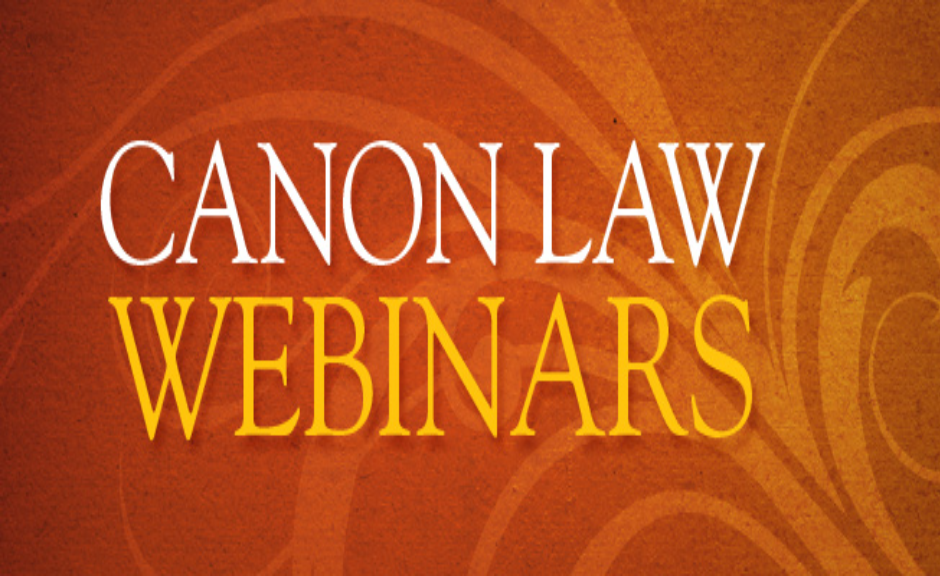 Canon Law Webinars